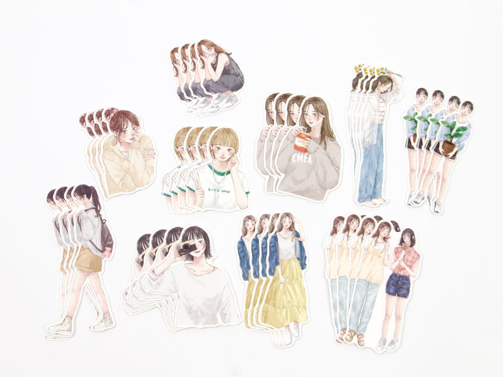 Mind Wave Amie Girl Stickers