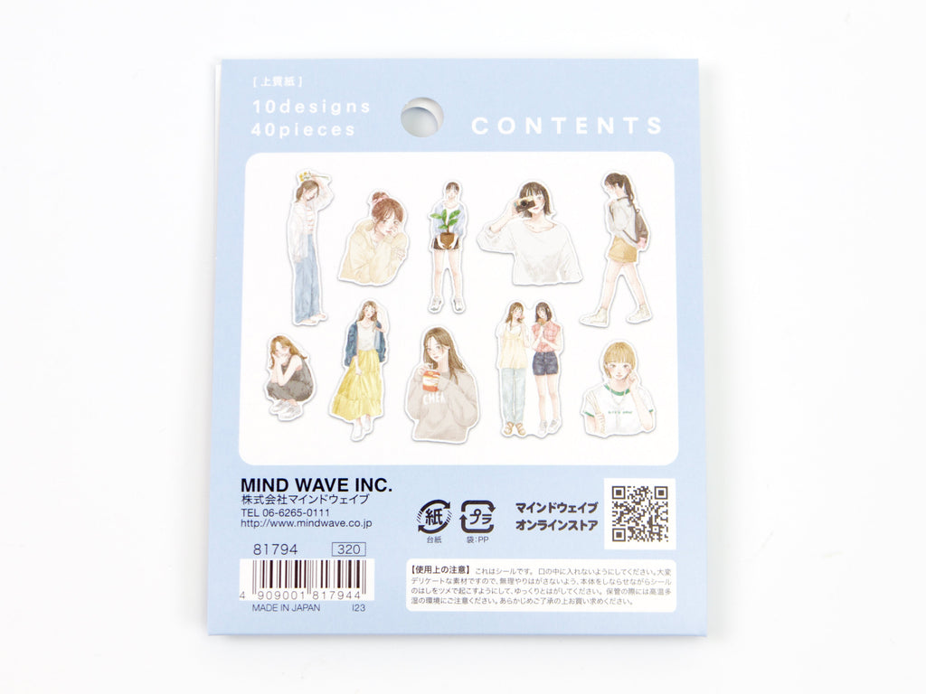 Mind Wave Amie Girl Stickers
