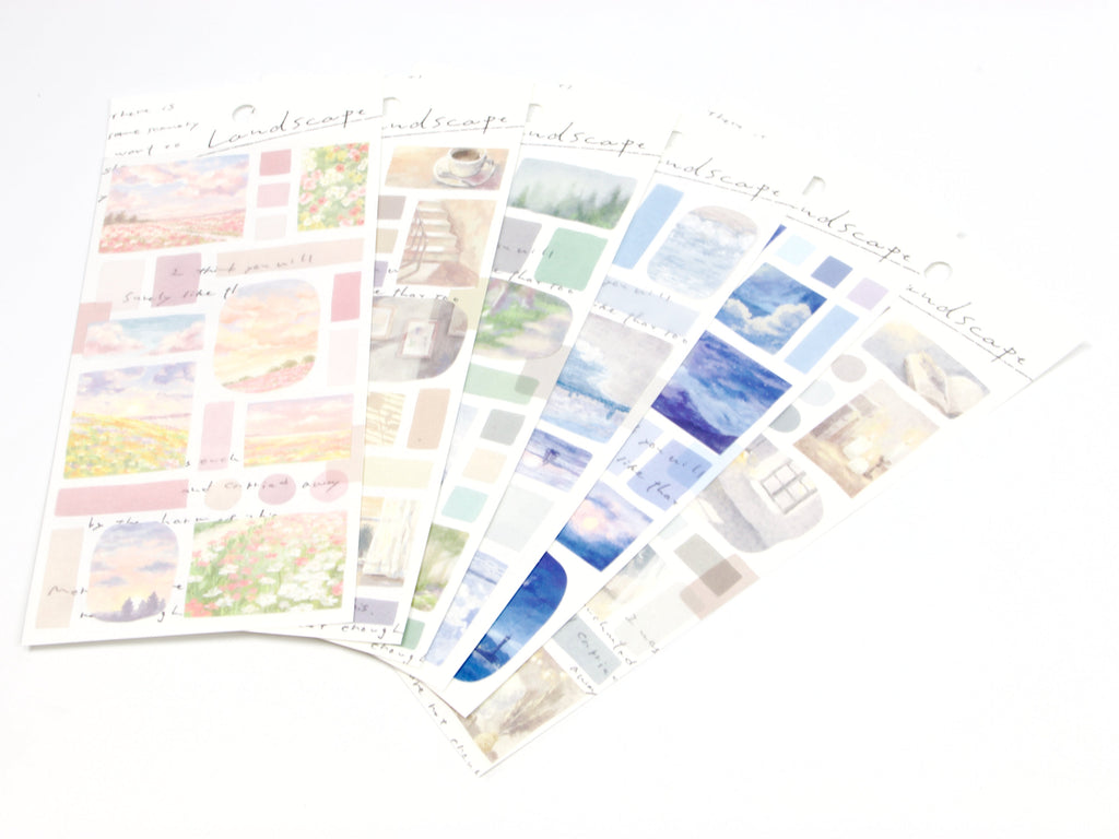 Mind Wave Landscape Sticker