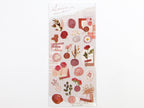 Mind Wave Wax Seal Floral Stickers