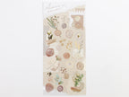 Mind Wave Wax Seal Floral Stickers