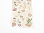 Mind Wave Wax Seal Floral Stickers