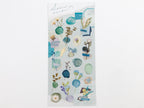 Mind Wave Wax Seal Floral Stickers