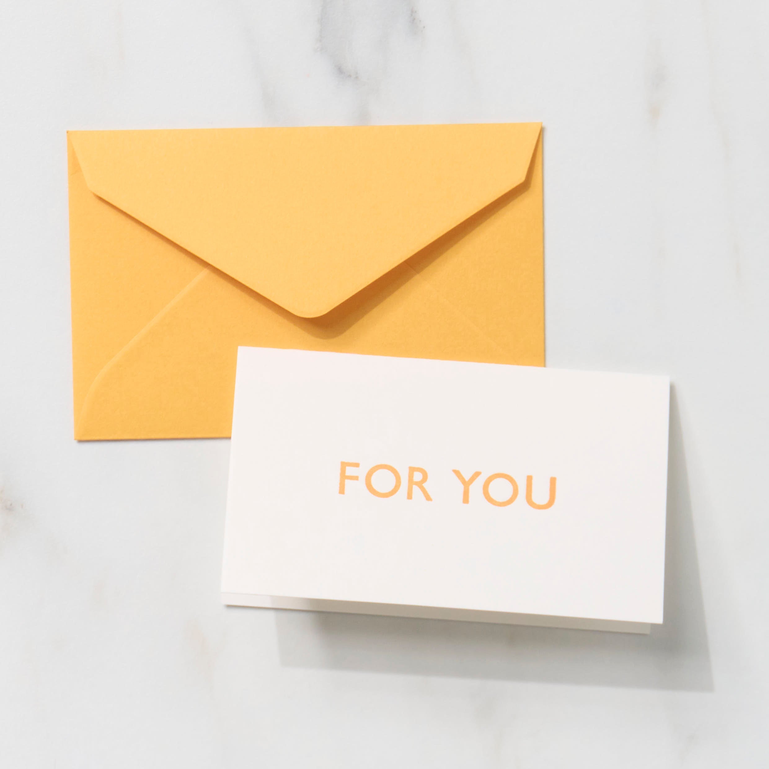 Mini 1 Word Greeting Cards / Letterpress Letters