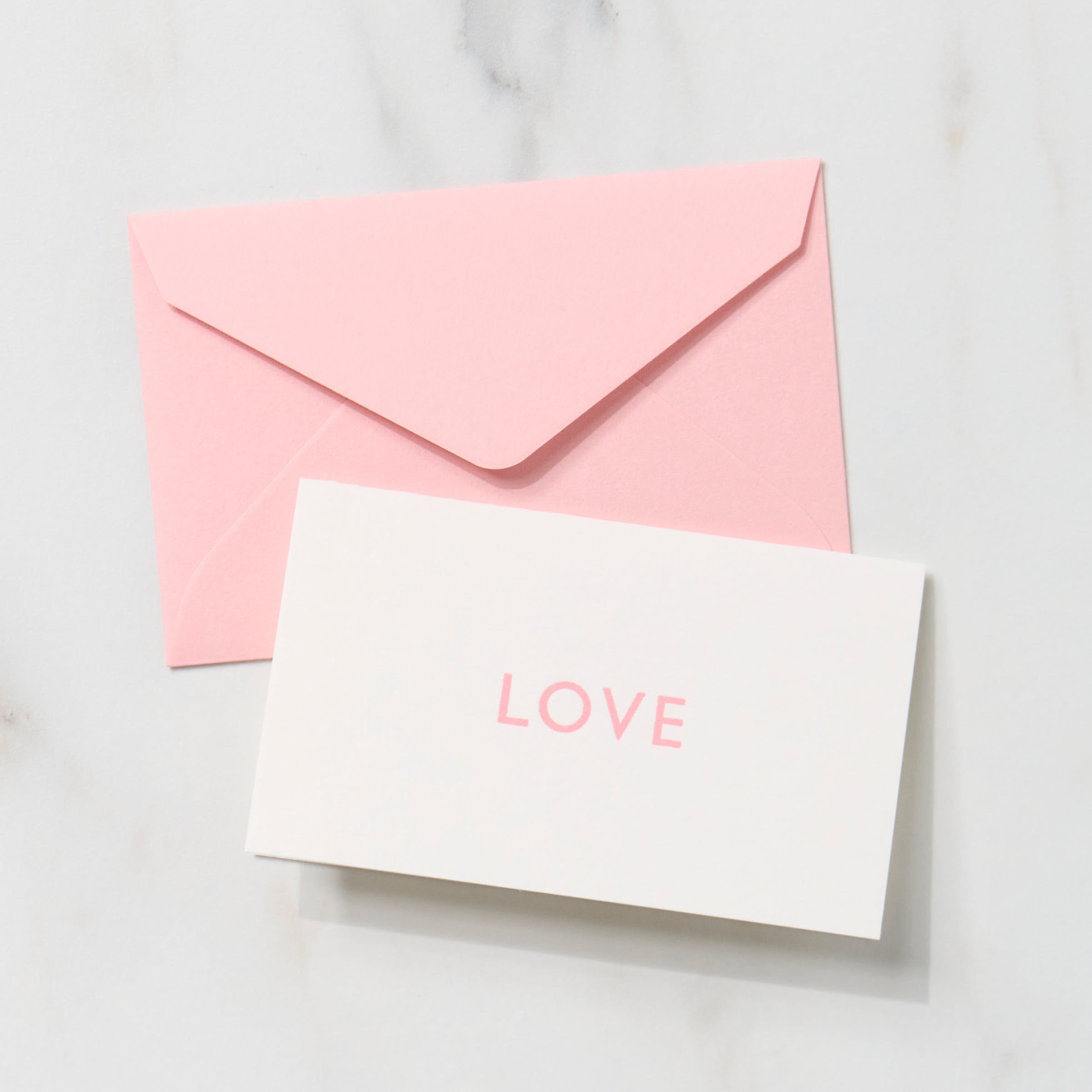 Mini 1 Word Greeting Cards / Letterpress Letters