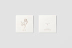 Mini Square Message Card with Envelope / TOUCH & FLOW