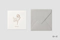 Mini Square Message Card with Envelope / TOUCH & FLOW