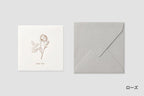 Mini Square Message Card with Envelope / TOUCH & FLOW
