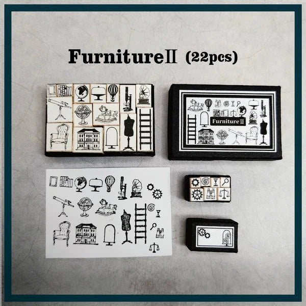 Miniature DIY Retro Stamp Kit / TOKYO NEEET