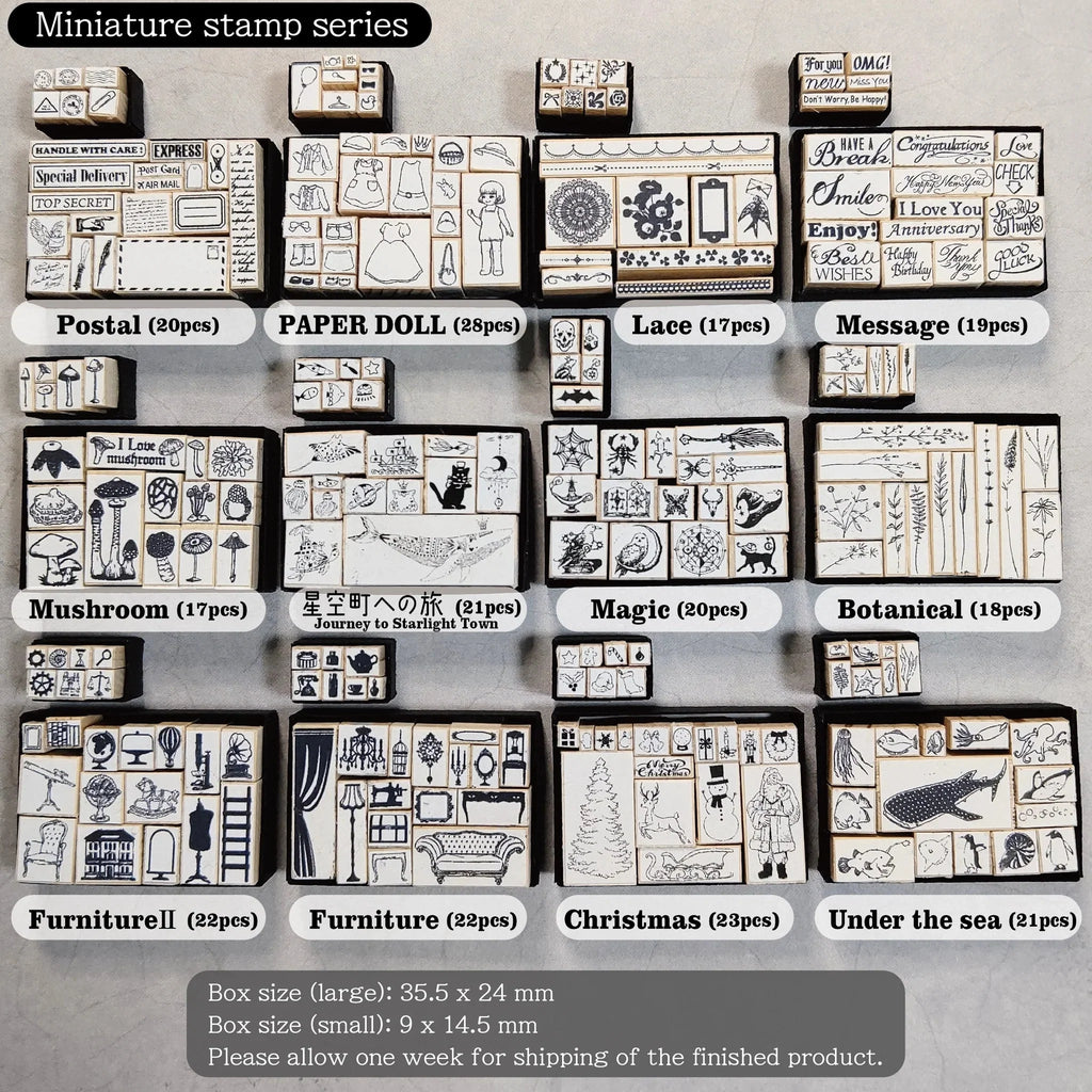 Miniature DIY Retro Stamp Kit / TOKYO NEEET