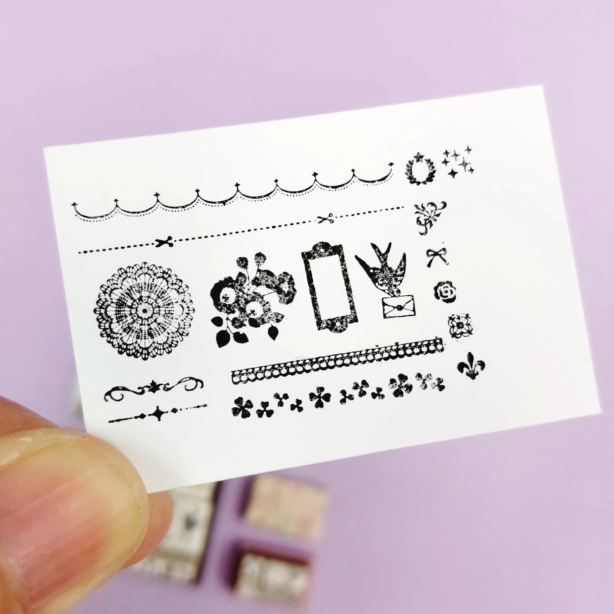 Miniature DIY Retro Stamp Kit / TOKYO NEEET