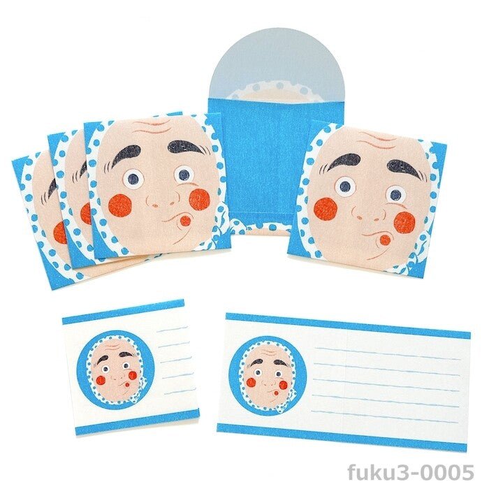 Mino Washi Mashikaku Pochibun Square Mini Letter Set / Furukawa Shiko