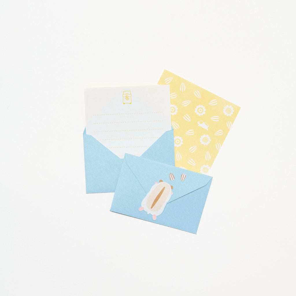 Mogu Mogu Animal Mini Letter Set / MIDORI