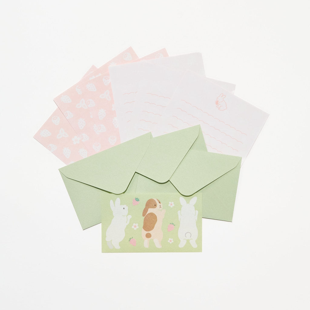 Mogu Mogu Animal Mini Letter Set / MIDORI