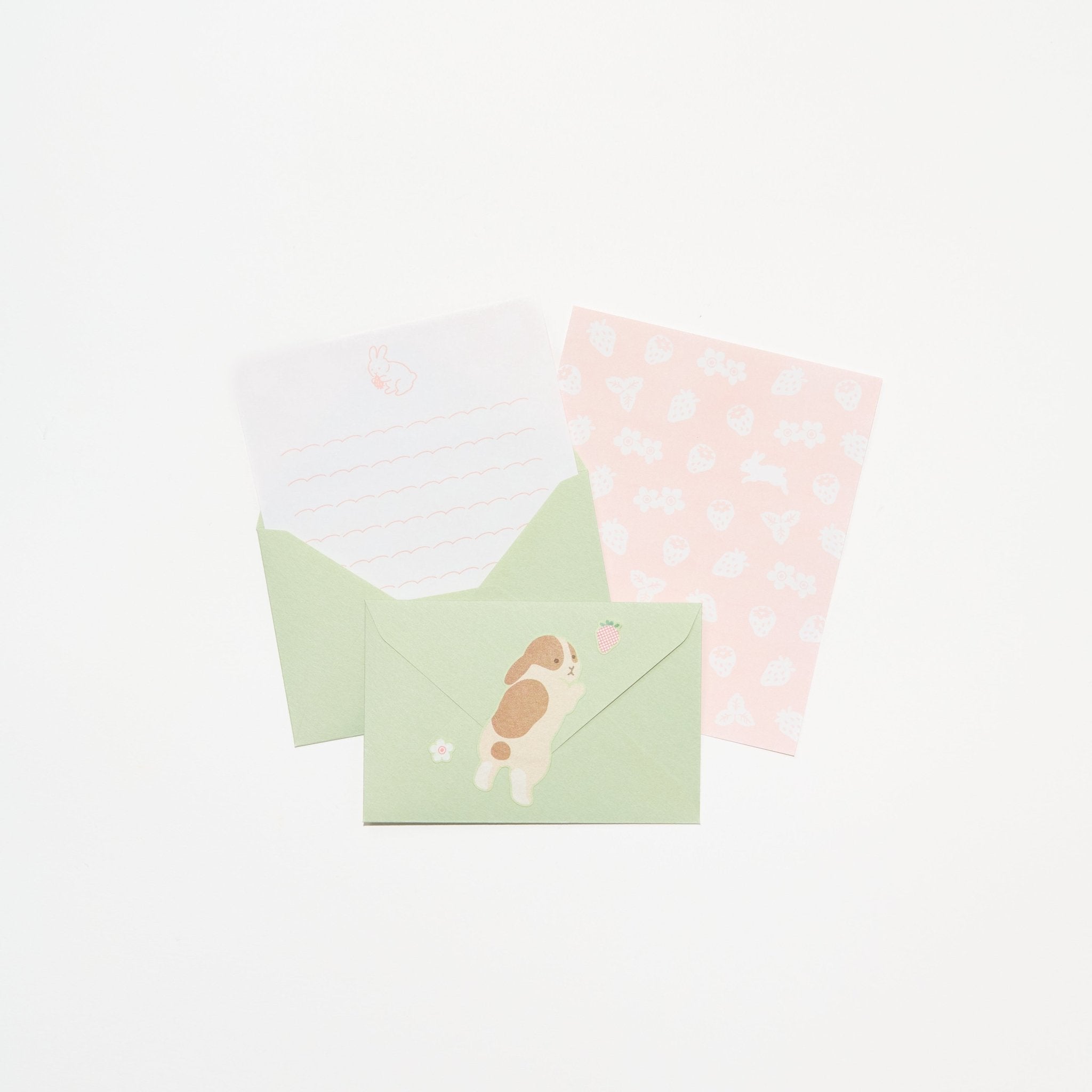 Mogu Mogu Animal Mini Letter Set / MIDORI