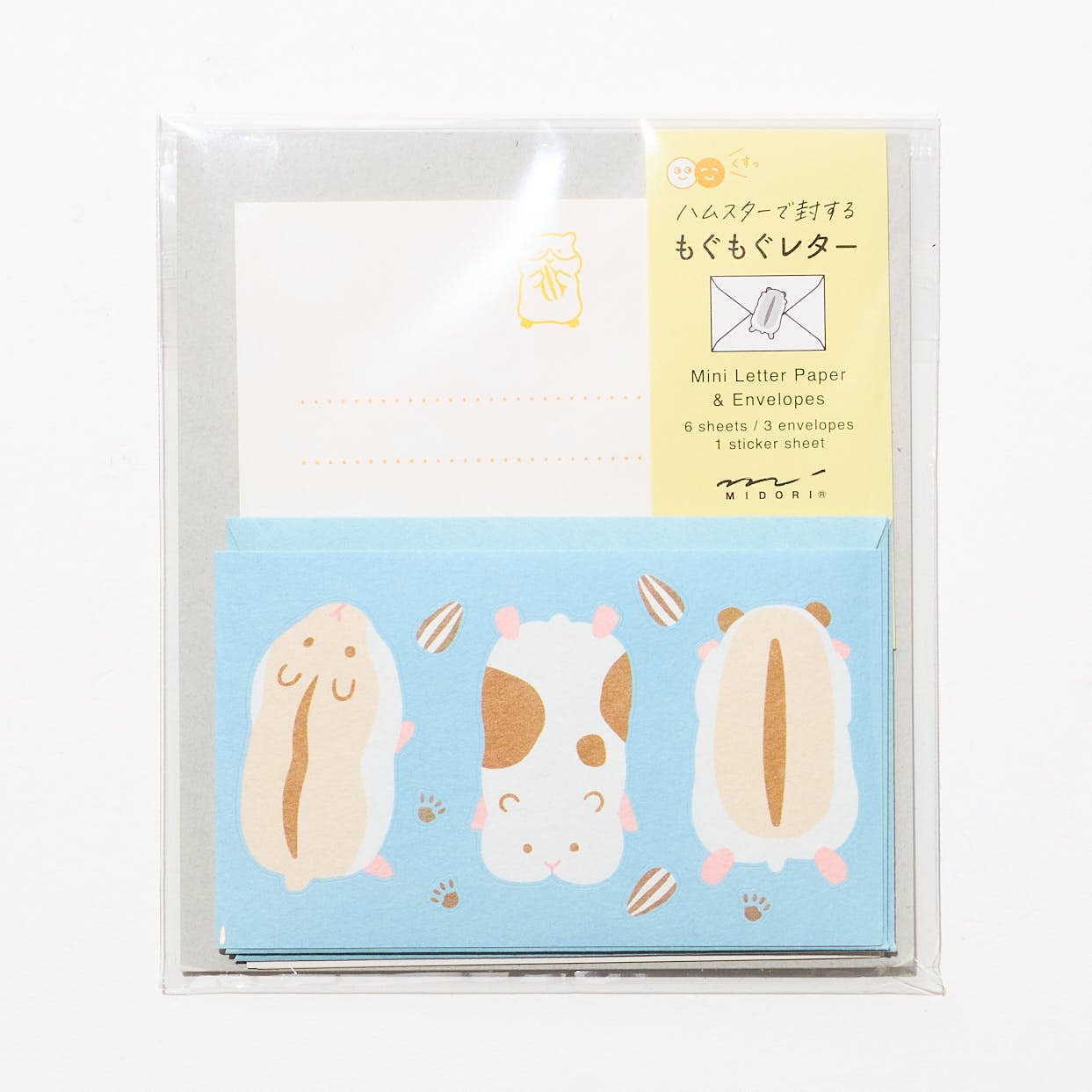 Mogu Mogu Animal Mini Letter Set / MIDORI