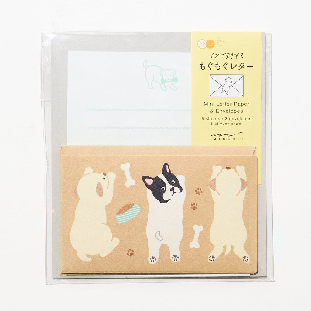 Mogu Mogu Animal Mini Letter Set / MIDORI