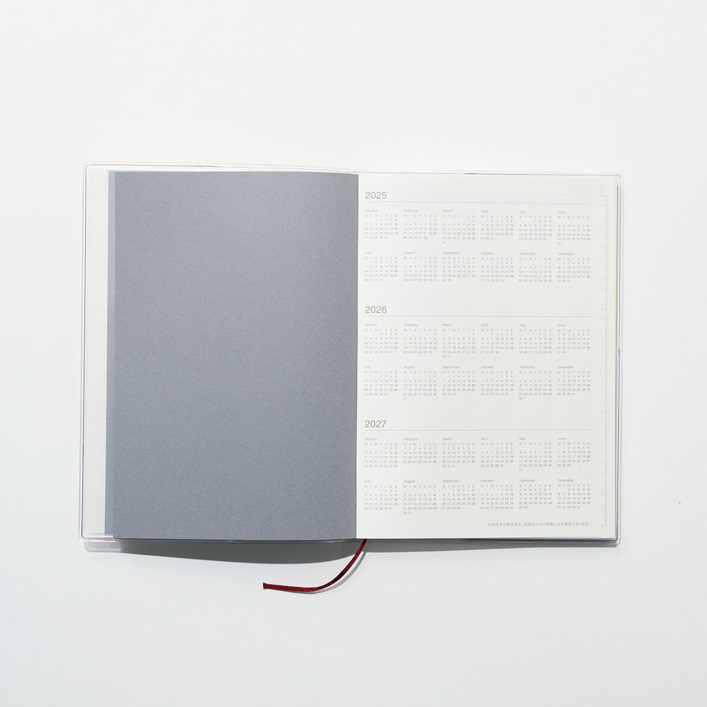 Monday Start Vertical Planner 2026 / MUJI