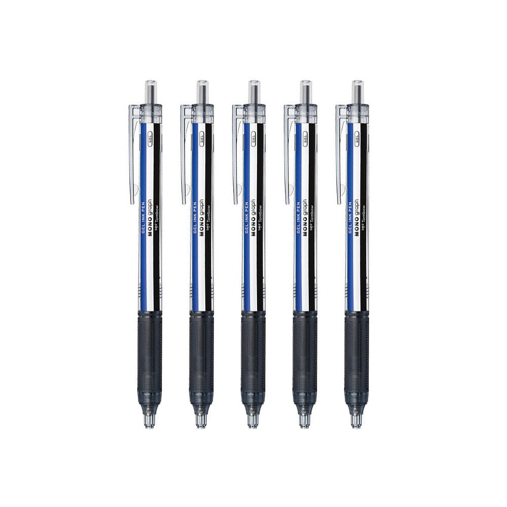 MONO Graph Lite Gel Pen 5 Pack Bundle / Tombow