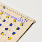 Moon Phase Calendar 2026 Designed by Amina / Amina Collection Co., Ltd.