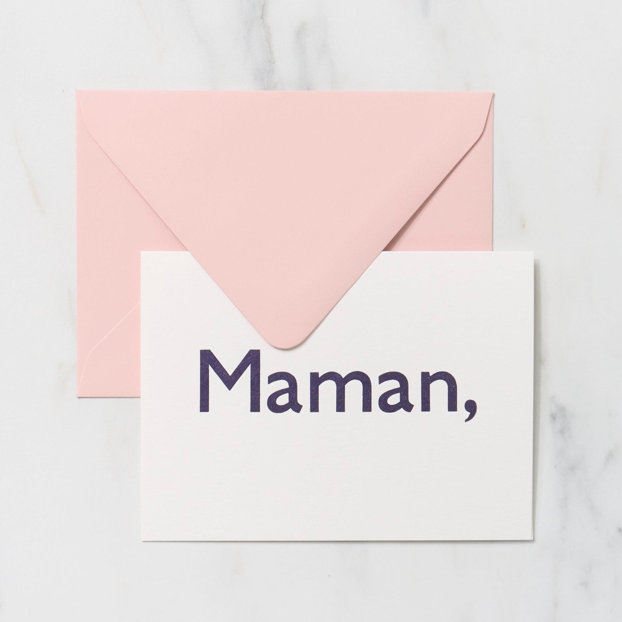 Mother's Day Greeting Cards / Letterpress Letters