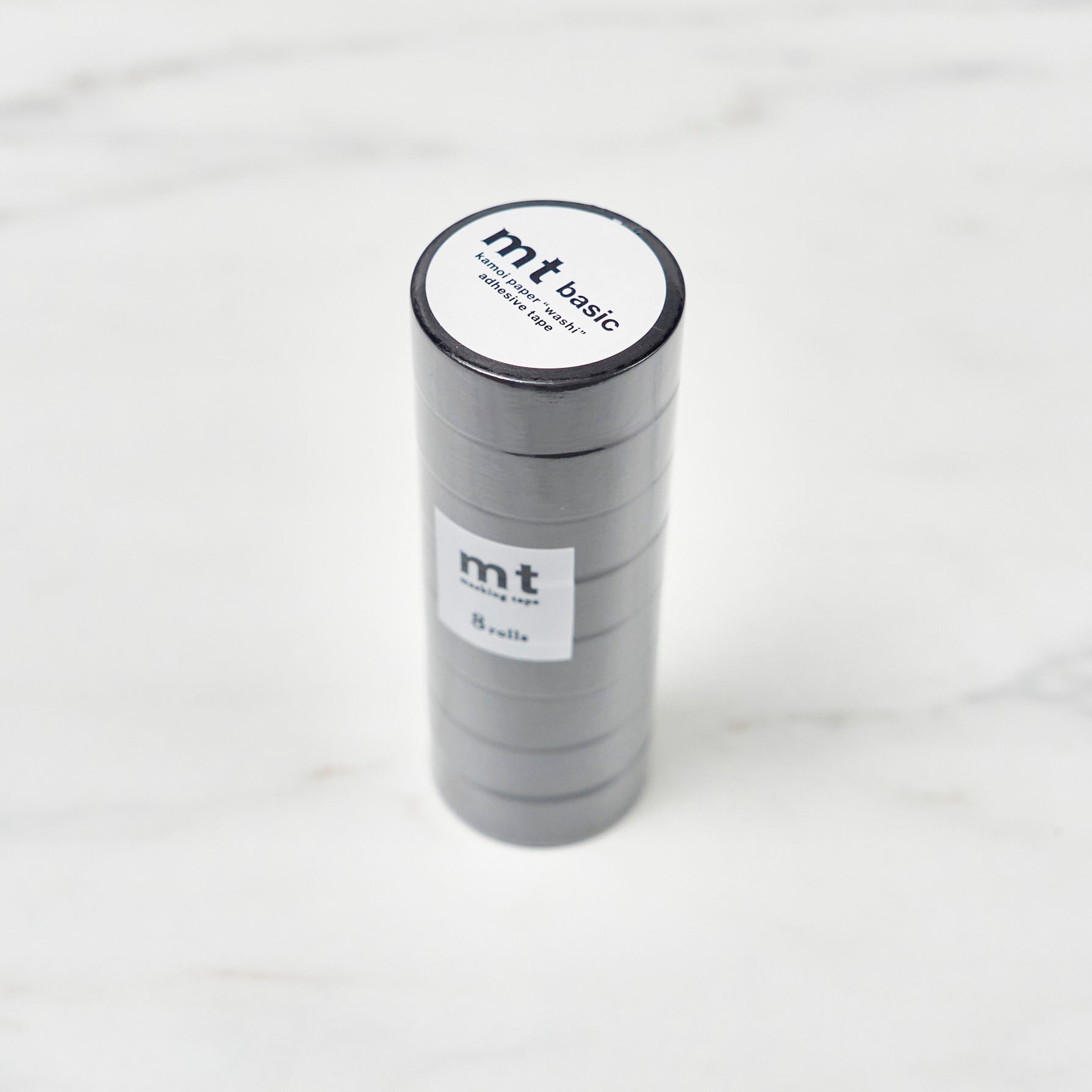 mt 1P Matte Black Masking Tape 8 Roll Set / Kamoi Kakoshi