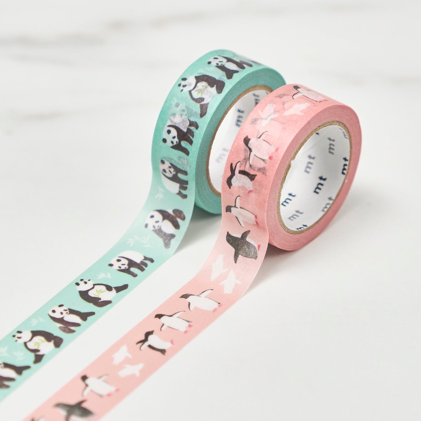 mt x Maruichikyu Adelie Animal Series Masking Tape / Kamoi Kakoshi