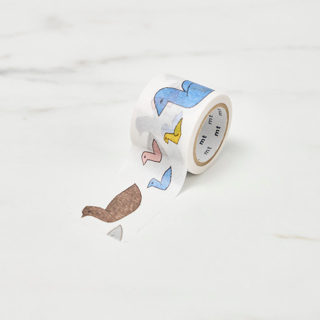 mt x Minä Perhonen Nature Doodle Series Masking Tape / Kamoi Kakoshi