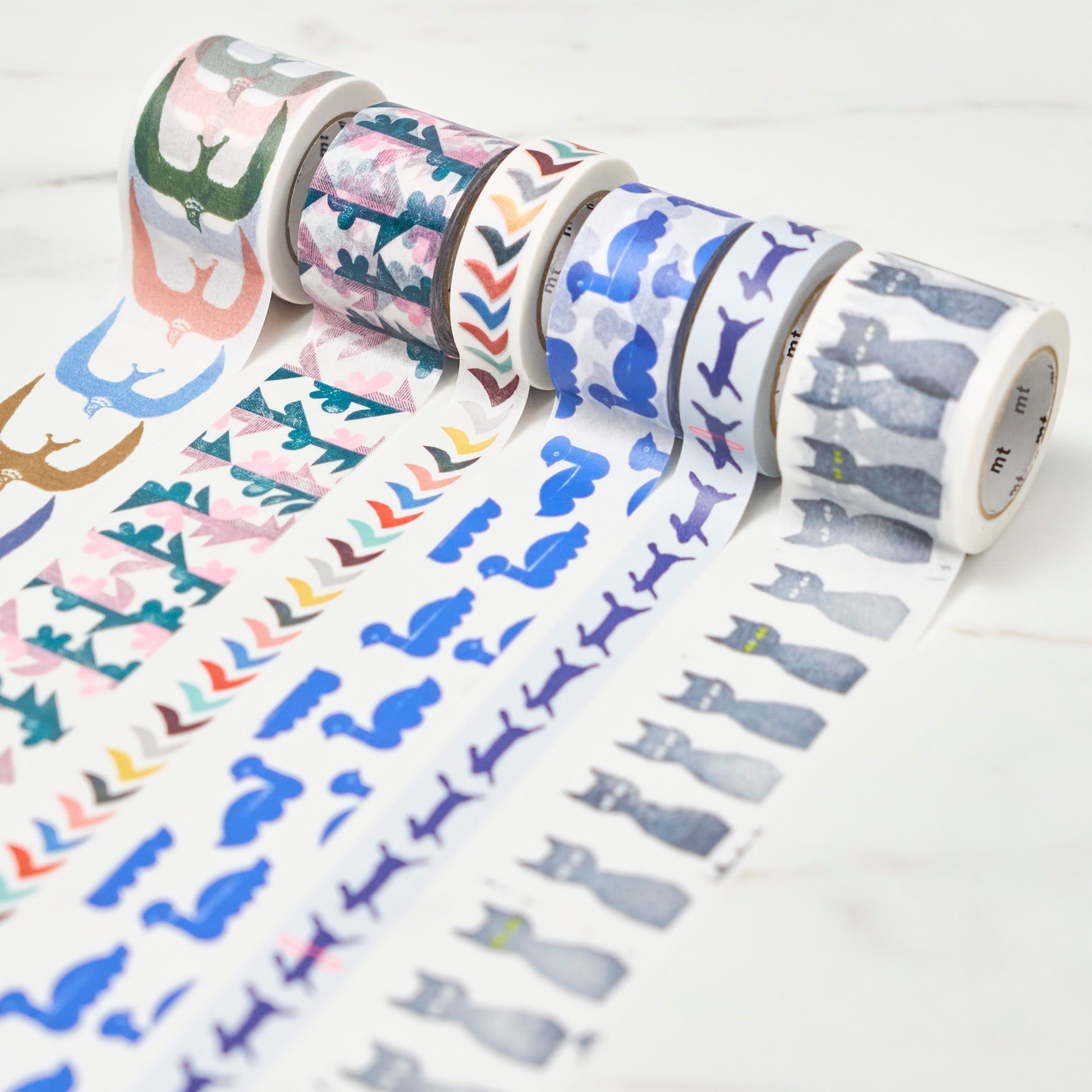 mt x Minä Perhonen Nature Silhouette Masking Tape / Kamoi Kakoshi