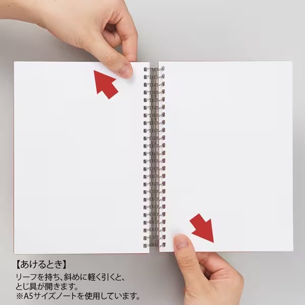 Mutual Open Ring Notebook Portrait / LIHIT LAB