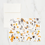 "My Favorite Town" Yo Hosoyamada Risograph Card / Letterpress Letters