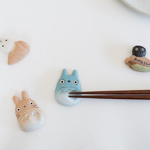 My Neighbor Totoro Shigarakiyaki Ceramic Chopstick Rest Studio Ghibli / Meizan Kiln