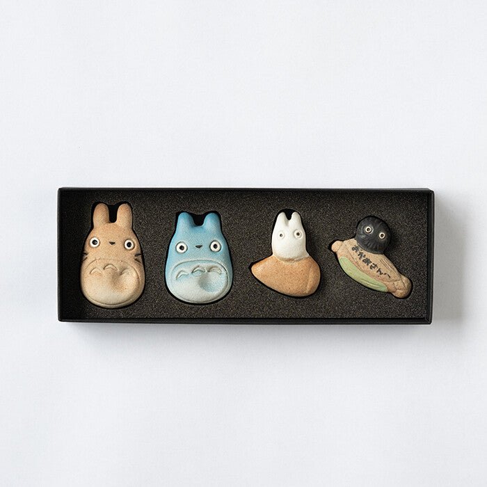 My Neighbor Totoro Shigarakiyaki Ceramic Chopstick Rest Studio Ghibli / Meizan Kiln