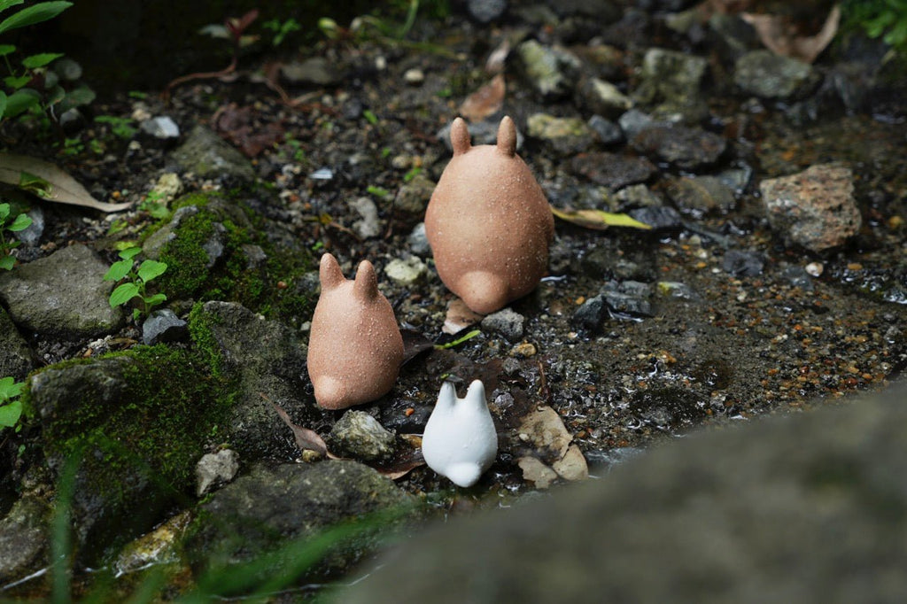 My Neighbor Totoro Shigarakiyaki Ceramic Figurine Set Studio Ghibli / Meizan Kiln