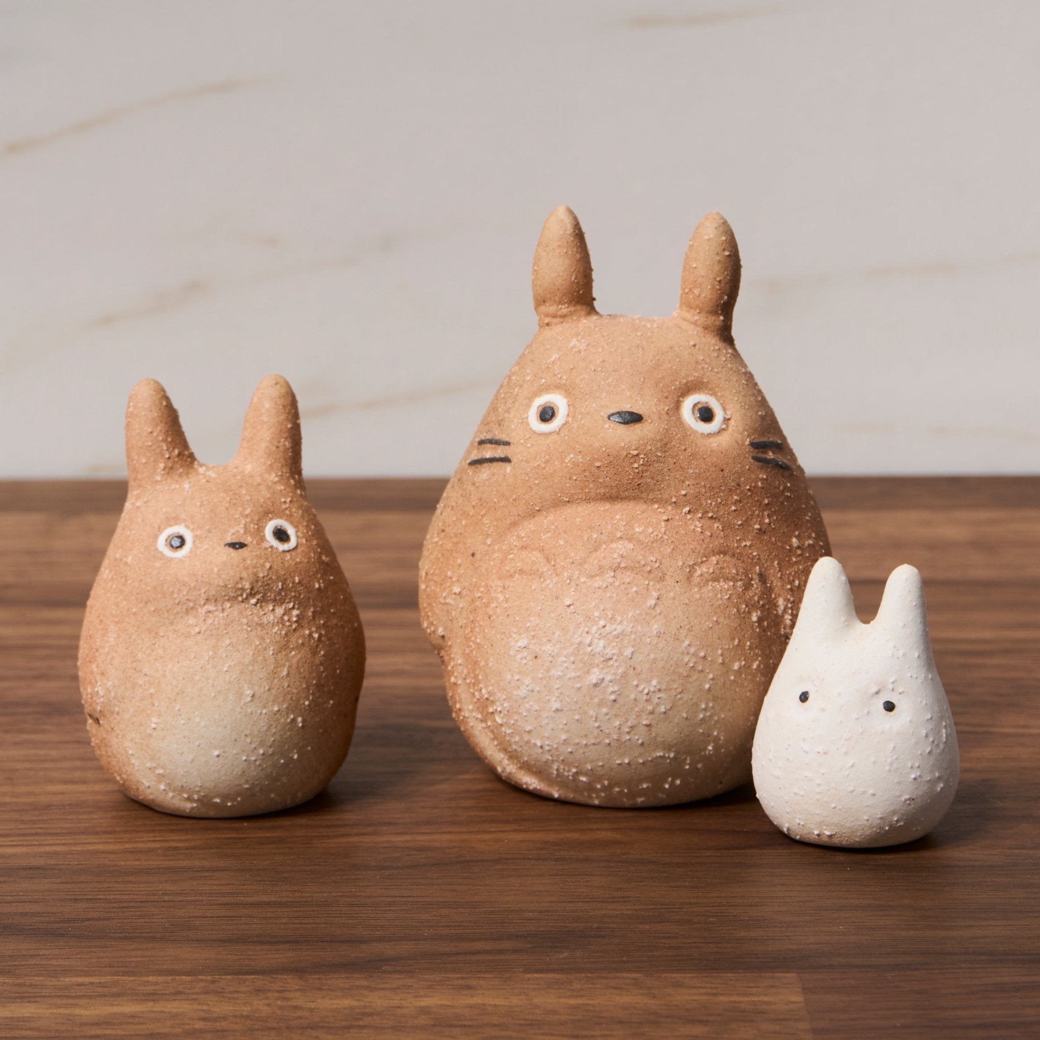 My Neighbor Totoro Shigarakiyaki Ceramic Figurine Set Studio Ghibli / Meizan Kiln