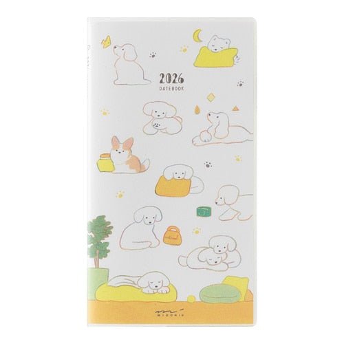 Natsumi Teraoka Puppy Pocket Diary 2026 / MIDORI