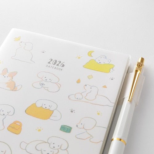 Natsumi Teraoka Puppy Pocket Diary 2026 / MIDORI