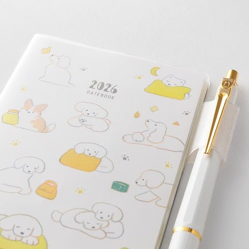 Natsumi Teraoka Puppy Pocket Diary 2026 / MIDORI