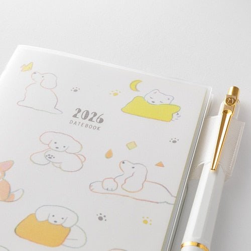 Natsumi Teraoka Puppy Pocket Diary 2026 / MIDORI