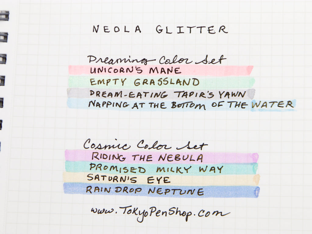 Sun-Star Neola Glitter Marker 4 Color Set