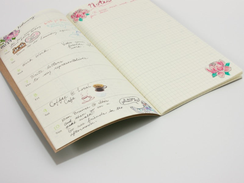 019 Free Diary Weekly and Memo Refill