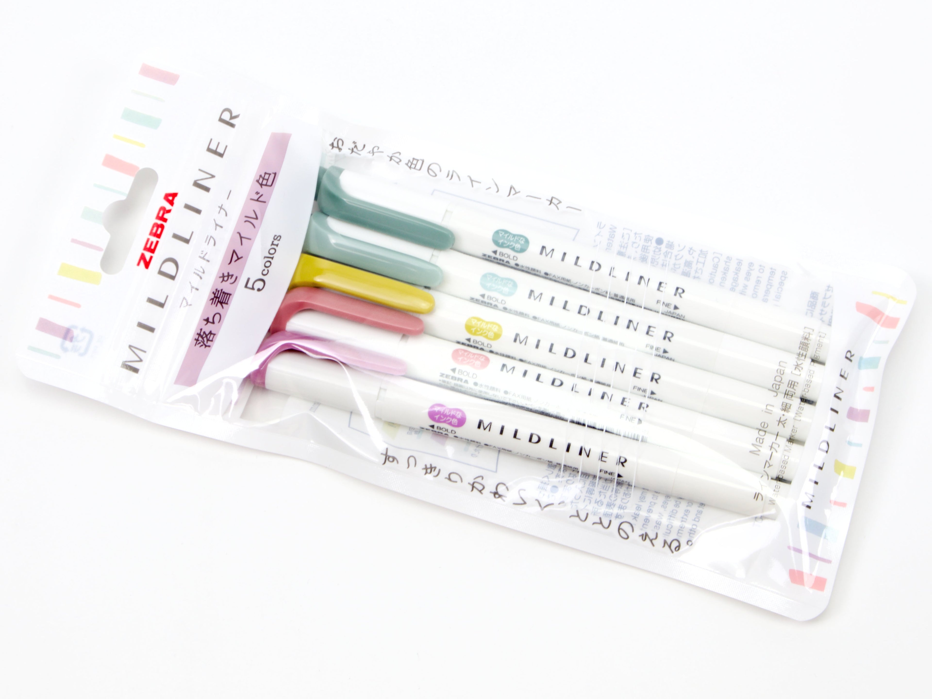 Zebra MildLiner 5-pack