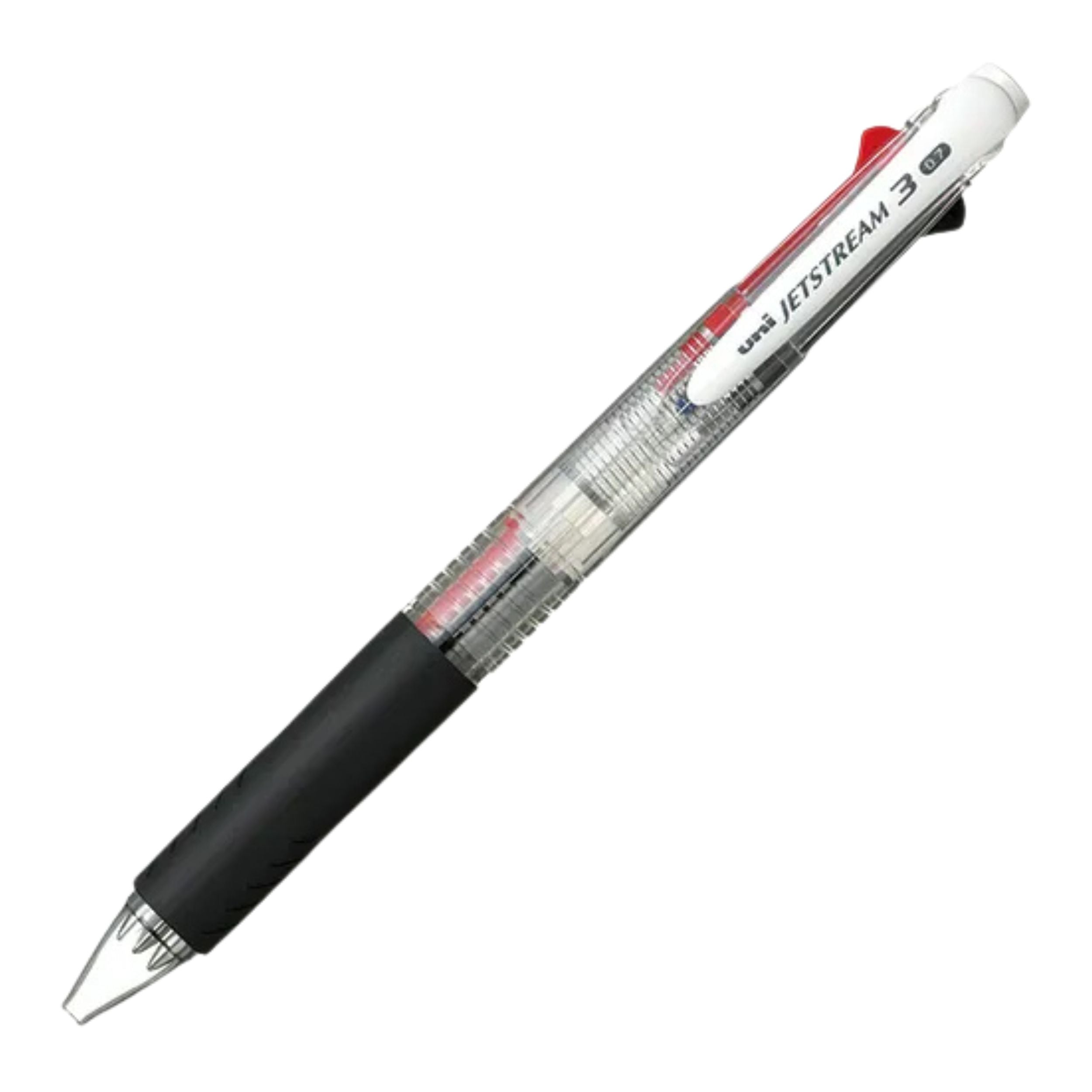 Uni Jetstream 3 Three Ink Multi Color Pen - Clear - 0.7mm