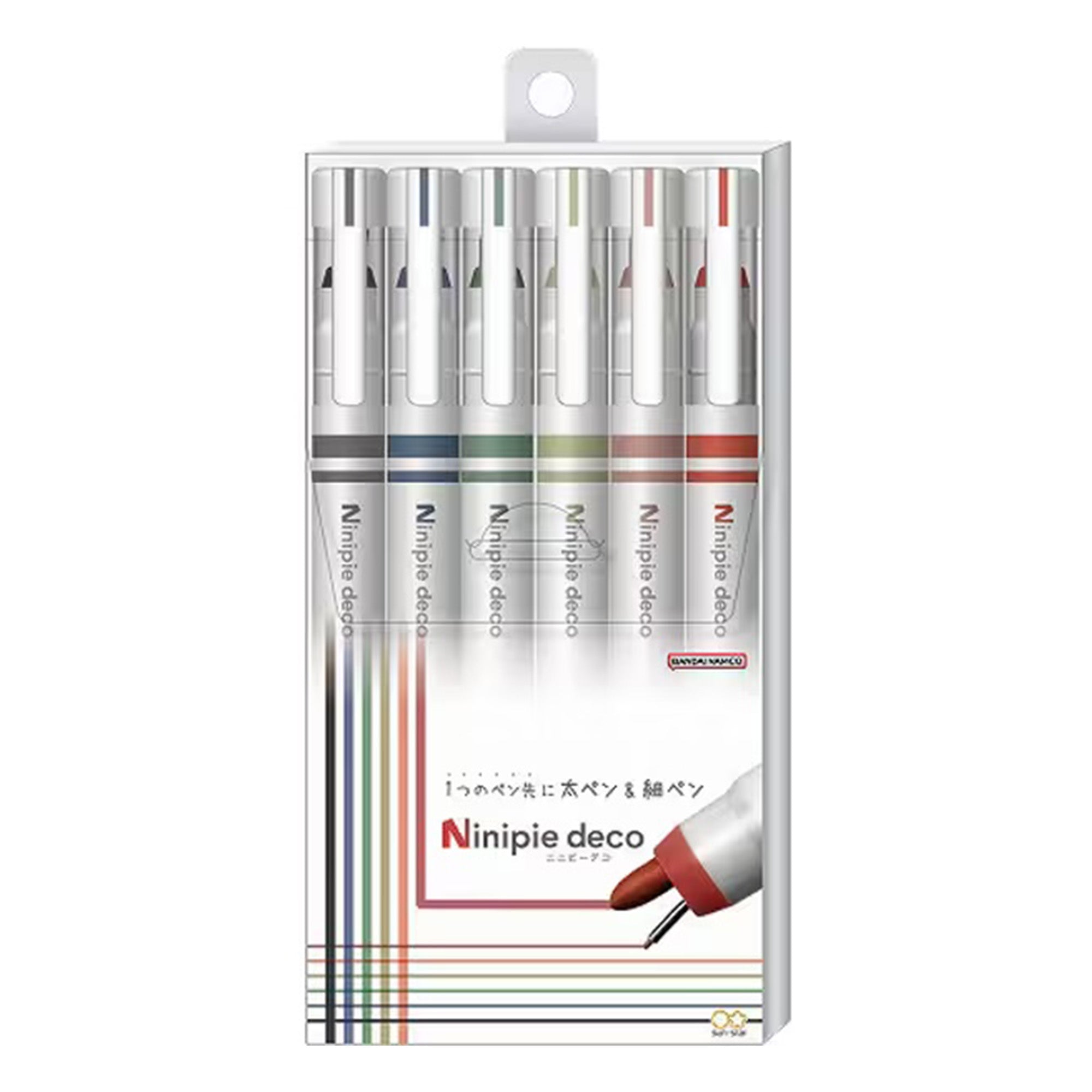 Ninipie Deco Dual Headed Pen Marker / Sun-Star