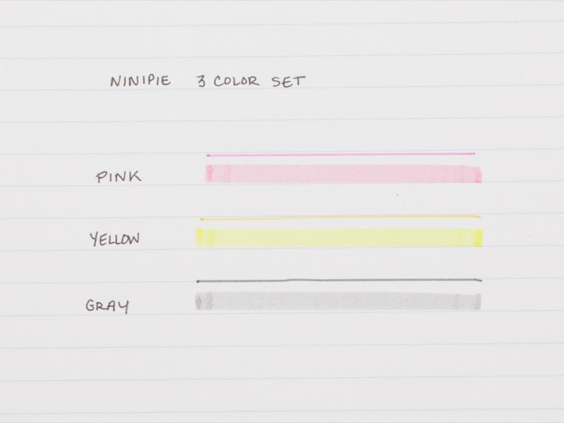 Sun-Star Ninipie Pen and Marker 3 Color Set