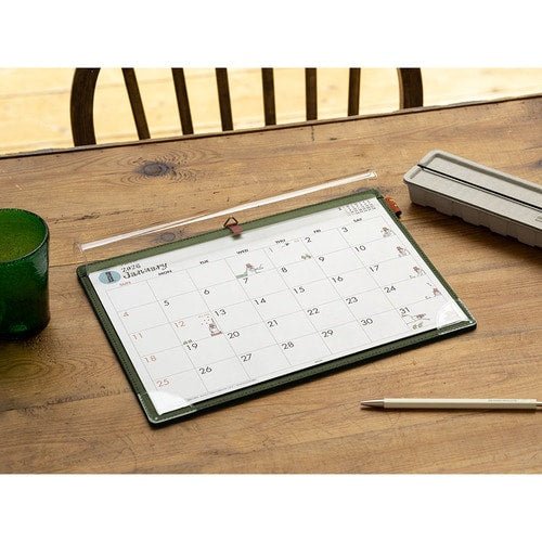 "Ojisan" A4 Desk Calendar 2026 / MIDORI
