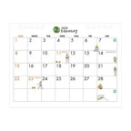 "Ojisan" Medium Ring Desk Calendar 2026 / MIDORI
