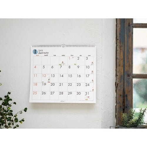 "Ojisan" Wall Calendars 2026 / MIDORI