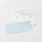 One-Stroke Note with Envelope Flower Letter Set / MIDORI