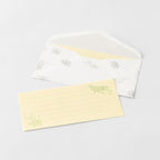 One-Stroke Note with Envelope Flower Letter Set / MIDORI